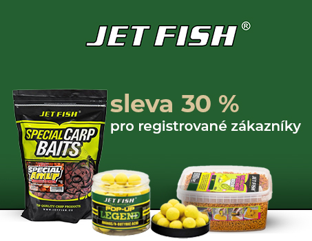 Jet Fish 30 % sleva pro registrované zákazníky