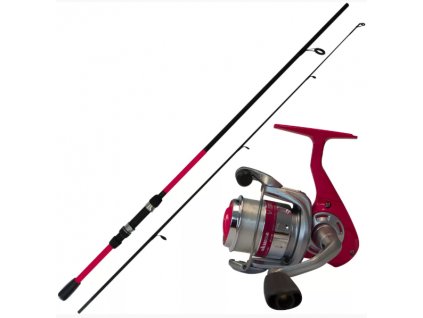 Okuma Dětský set Vibe Combo 180cm 5-20g růžový