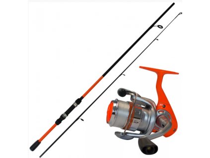 Okuma Dětský set Vibe Combo 180cm 5-20g oranžový