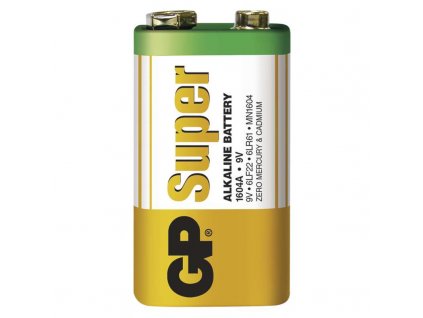 Alkalická baterie GP Super 6LF22 (9V), 1 ks