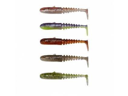 Savage Gear Gumová Nástraha Gobster Shad Clear Water Mix 5 ks, 9 cm, 9 g