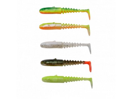 Savage Gear Gumová Nástraha Gobster Shad Dark Water Mix 5 ks , 7,5 cm, 5 g