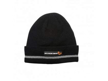 Savage Gear Čepice Reflex Beanie One Size Black Reflex