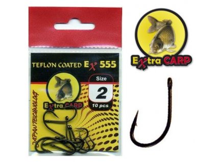 Extra Carp Teflon Hooks série Ex 555