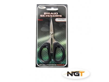 NGT Nůžky Braid Scissors Black