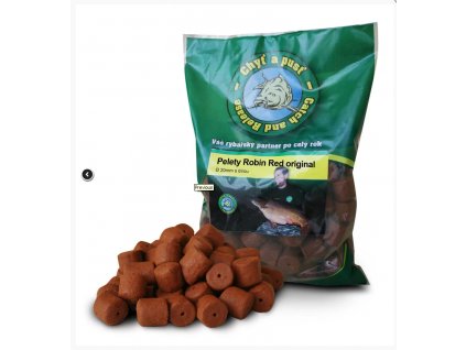 Chyť a pusť Pelety Robin Red original carp s dírou 900g