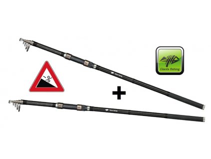 Giants Fishing  Prut Deluxe Tele Carp 12ft 3lb AKCE 1+1 ZDARMA!