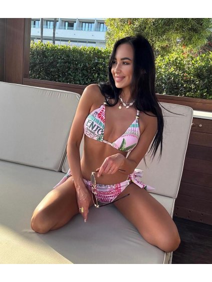 Plavky QUEEN baby pink