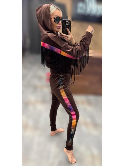 Plyšový trojkomplet SOFIA/strapce black