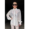 Extravagantná košeľa BELLA biela