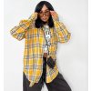 Košeľa SCARLETT žltá/sivá károvaná