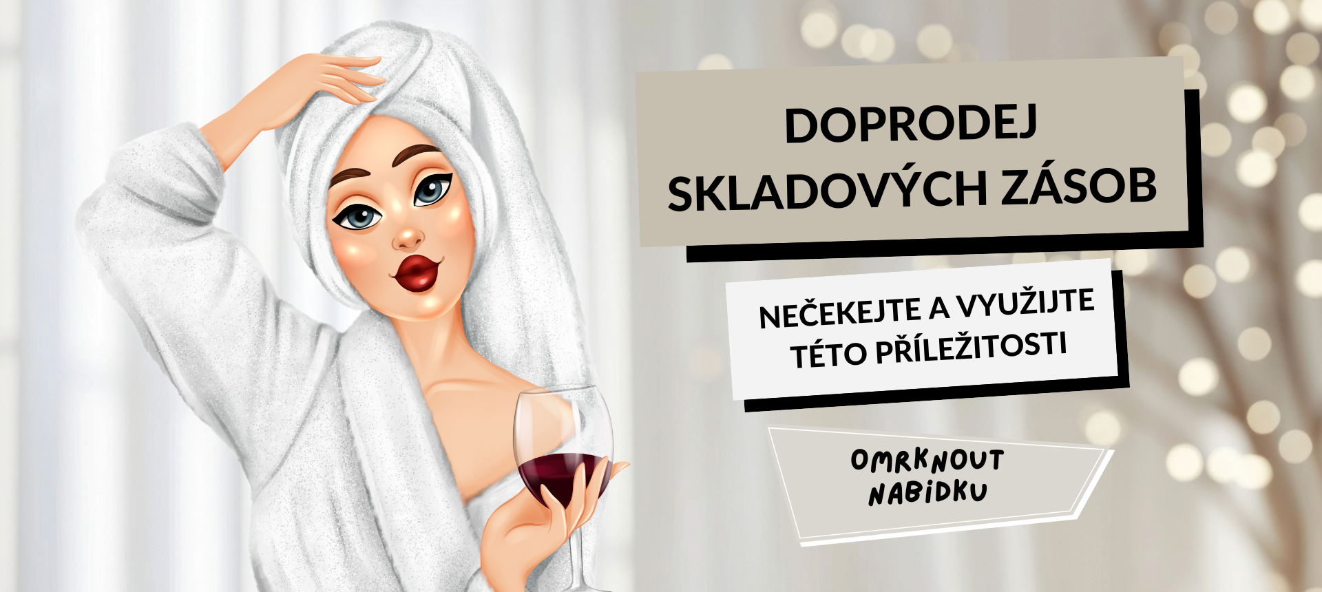 Doprodej skladových zásob