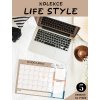 MĚSÍČNÍ PLÁNOVAČE NEDATOVANÉ - KOLEKCE LIFE STYLE