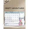 MĚSÍČNÍ PLÁNOVAČE DATOVANÉ - ZIMNÍ LIMITOVANÁ KOLEKCE FROSTY ADVENTURES