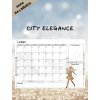 MĚSÍČNÍ PLÁNOVAČE DATOVANÉ - ZIMNÍ LIMITOVANÁ KOLEKCE CITY ELEGANCE