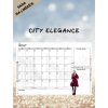 MĚSÍČNÍ PLÁNOVAČE DATOVANÉ - ZIMNÍ LIMITOVANÁ KOLEKCE CITY ELEGANCE