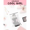 POZNÁMKOVÉ KARTIČKY - KOLEKCE COOL GIRL