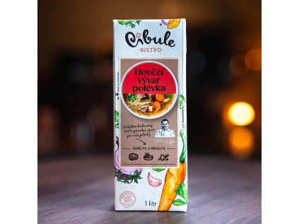 Hovězí vývar polévka