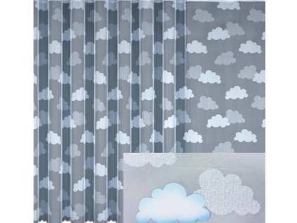 Screenshot 2024 08 20 at 10 34 03 Záclona žakárová Mráčky s barevným vzorem modrá ČIČINKA s.r.o