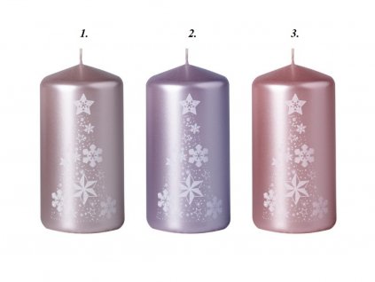 Válec 60x120mm potisk stromek mix svíčka