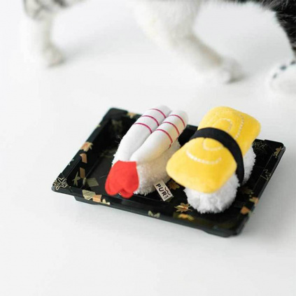 hračky pro kočky sushi set