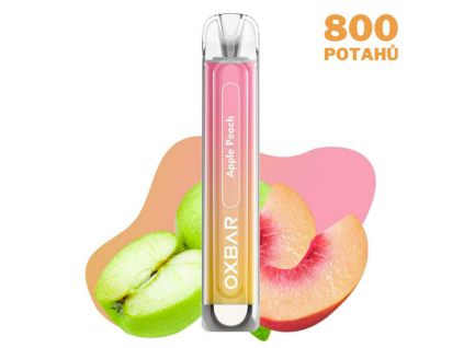 oxva oxbar c800 apple peach elcigon cicko