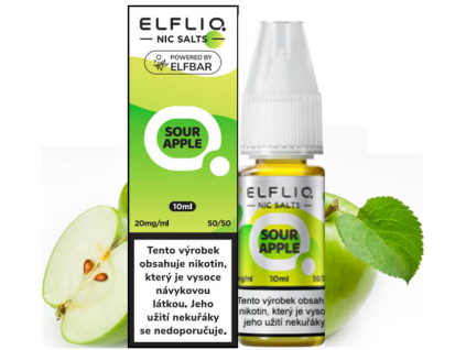 elfliq sour apple 20mg elcigon