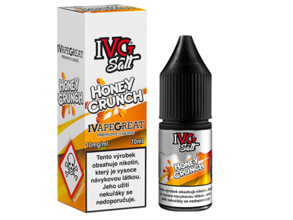 honey crunch salt e liquid elcigon