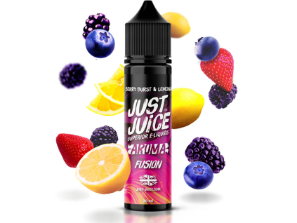 shake and vape long fill aroma příchuť Just Juice Fusion Berry Burst a Lemonade
