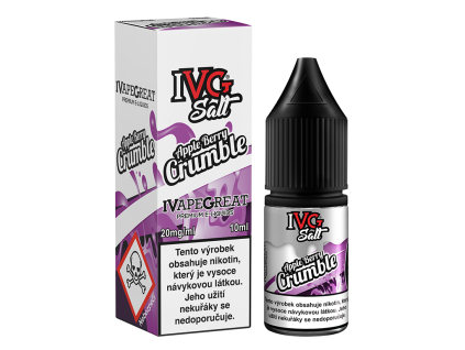 ivg salt 20mg elcigon apple berry crumble