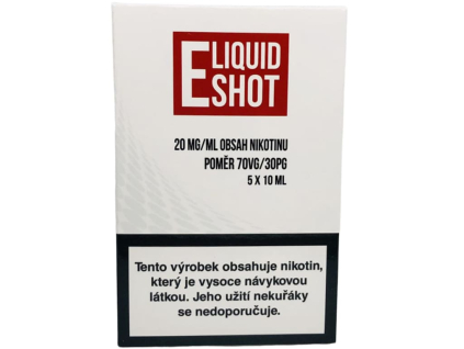 11417 bez kolku e liquid shot booster 30 70 5 x 10 ml 20 mg