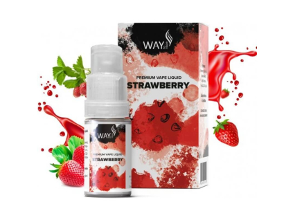 liquid way to vape elcigon 10ml strawberry jahoda