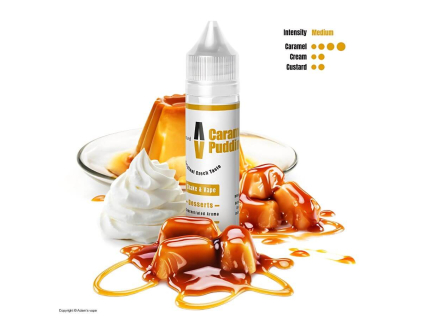 adams vape sav caramel pudding