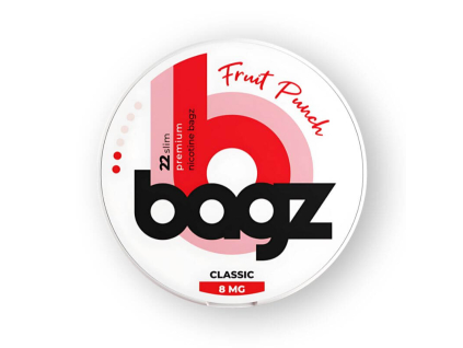 nikotinove sacky bagz fruit punch classic 8mg
