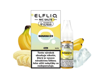 elfliq nic salt banana ice