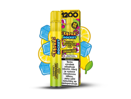 jednorazova cigareta kurwa rocket exotic lemonade ice