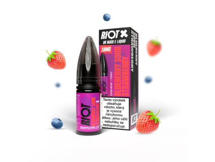 eliquid riot x salt blueberry sour raspberry 10mg