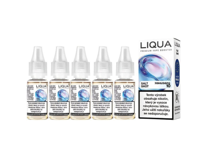 liqua salt booster 5x 10ml 10mg 70 30
