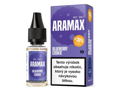 liquid aramax salt blueberry cookie 10