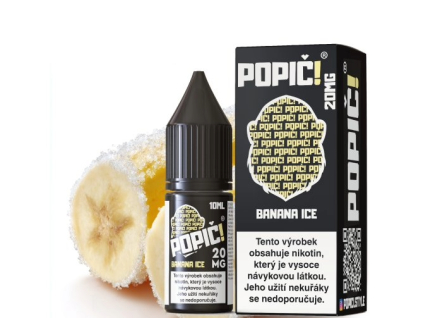 liquid napln eliquid popic salt banan ice ledovy 20mg