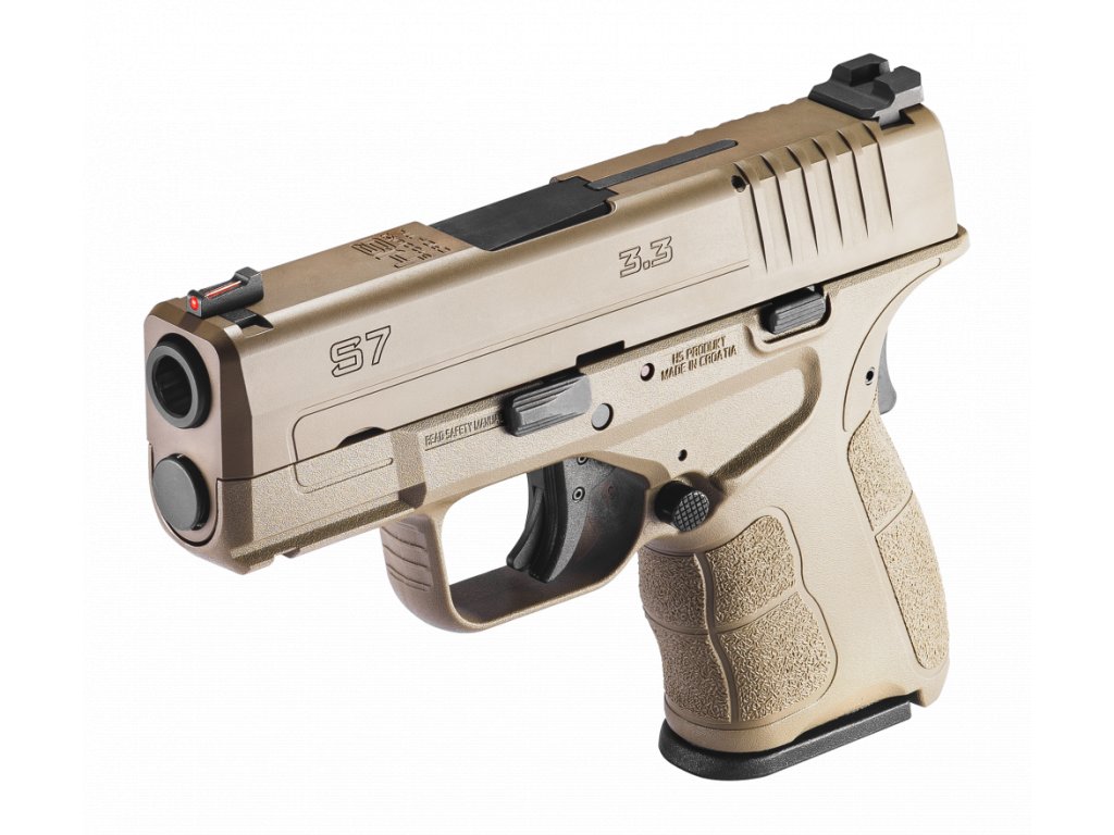 HS S7 3,3" pistole samonabíjecí FDE/FDE