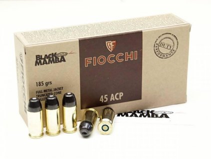 Náboj .45 ACP FMJTC Black Mamba 12g Fiocchi