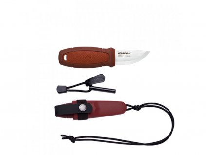 1180 morakniv nuz eldris neck knife kit red