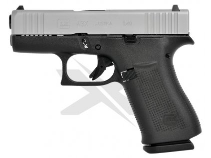 GLOCK G43X Silver Slide Features 1