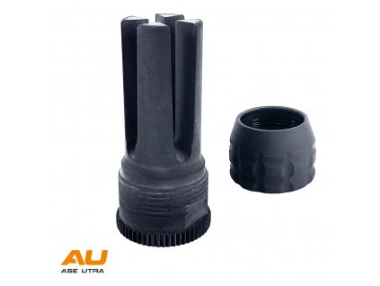 ase utra au750 borelock 556 flash hider flat rear 12x28 unef 01