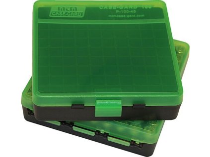 Krabička na náboje MTM Cases Gard, zeleno černá, MTMP-100-3-16T