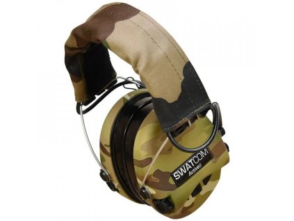 SWATCOM aktivni elektronicka sluchatka ACTIVE8 multicam cidpraha