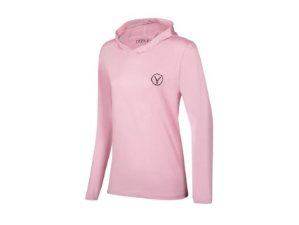 dylejc solis funkcni tricko s kapuci dlouhy rukav pink ruzova a