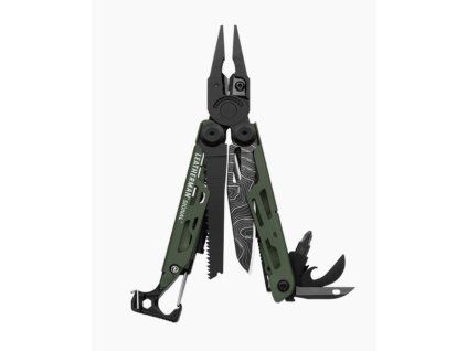 Leatherman multitool signal green topo a