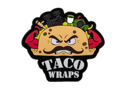 taco wraps nášivka patch